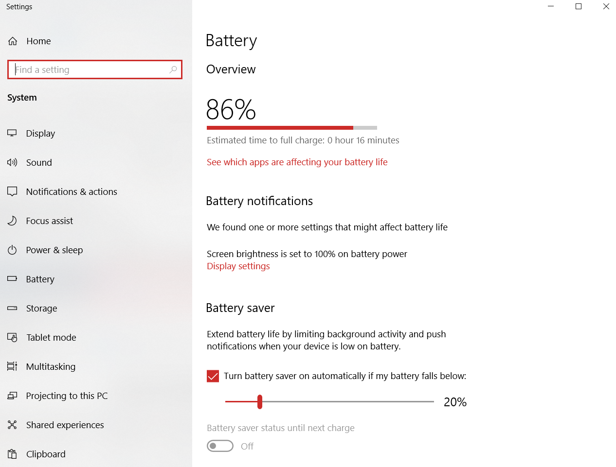 استفاده از حالت Battery Saver Mode