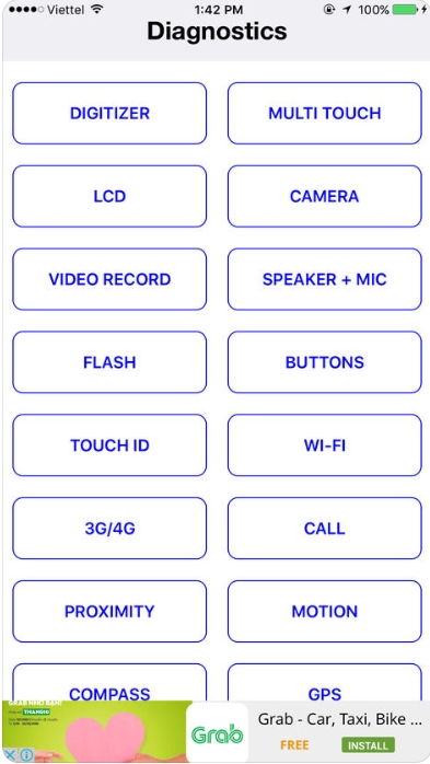 نرم افزار Phone Diagnostics 