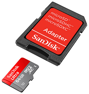 کارت حافظه‌ی micro SD