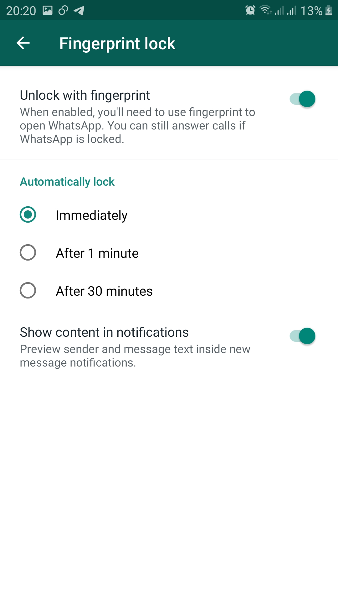 Show Content In Notification