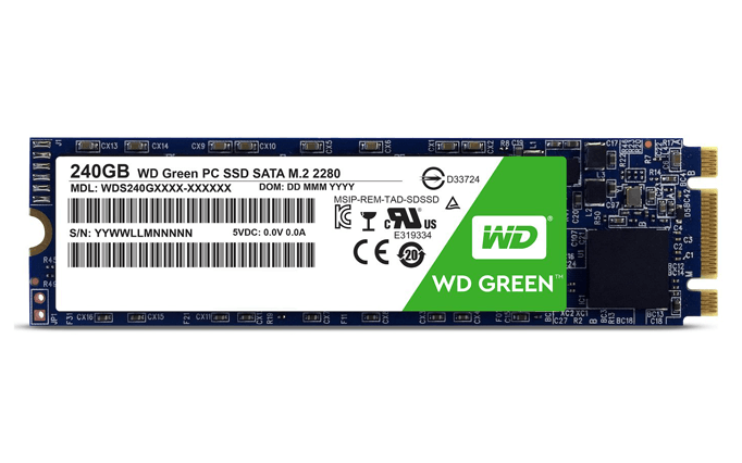 هارد  SSD WD M.2 Green 120Gb