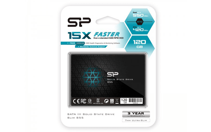 هارد SSD Silicon S55 120Gb